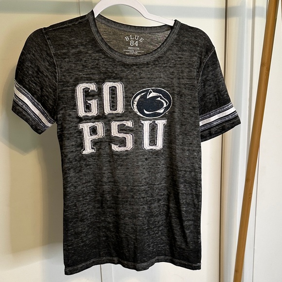 Penn State Blue 84 Charcoal Go PSU Tee size medium - Picture 1 of 5